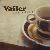 Vafler Med Rømme Til Frokost På Senga