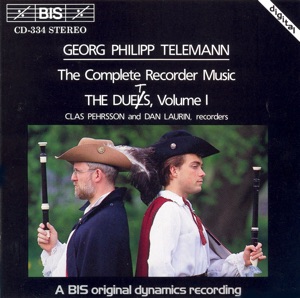 Telemann: Complete Recorder Music - The Duets, Vol. I