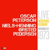 Oscar Peterson - NHØ Pedersen Live Würzburg November 1st. 1973 (Restauración 2024) - EP artwork
