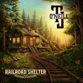 Railroad Shelter - TJ O'Neill &amp; Stick Figure Cover Art