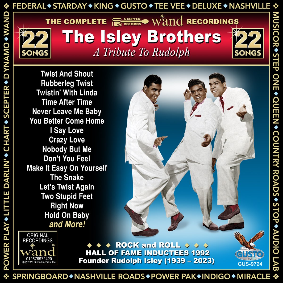 ‎the Isley Brothers A Tribute To Rudolph Original Wand Records Recordings Album By The