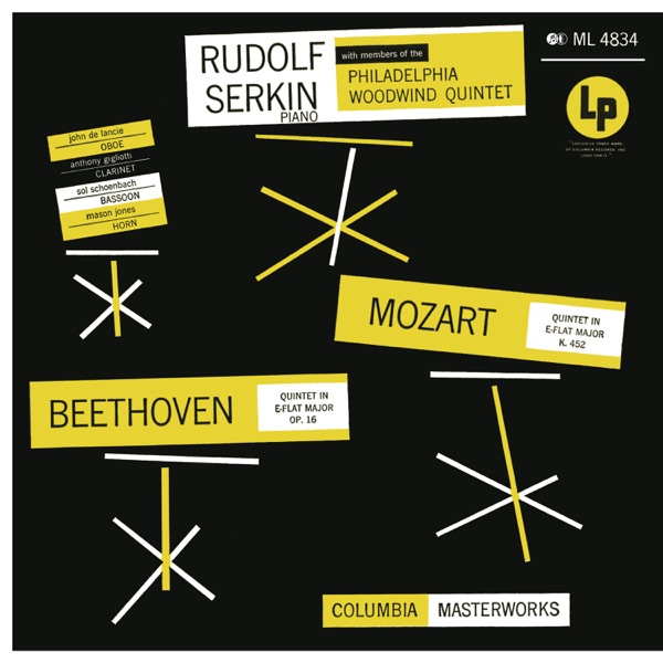 Mozart: Quintet in E-flat Major for Piano & Winds, K. 452; Beethoven: Quintet in E-flat Major for Piano & Winds, Op. 16 [Rudolf Serkin - The Art of Interpretrat