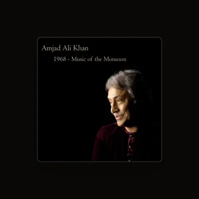Listen to Amhad Ali Khan, watch music videos, read bio, see tour dates & more!