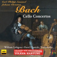 C.P.E Bach & J.C. Bach: Cello Concertos - Volker Hartung & Cologne New Philharmonic Orchestra