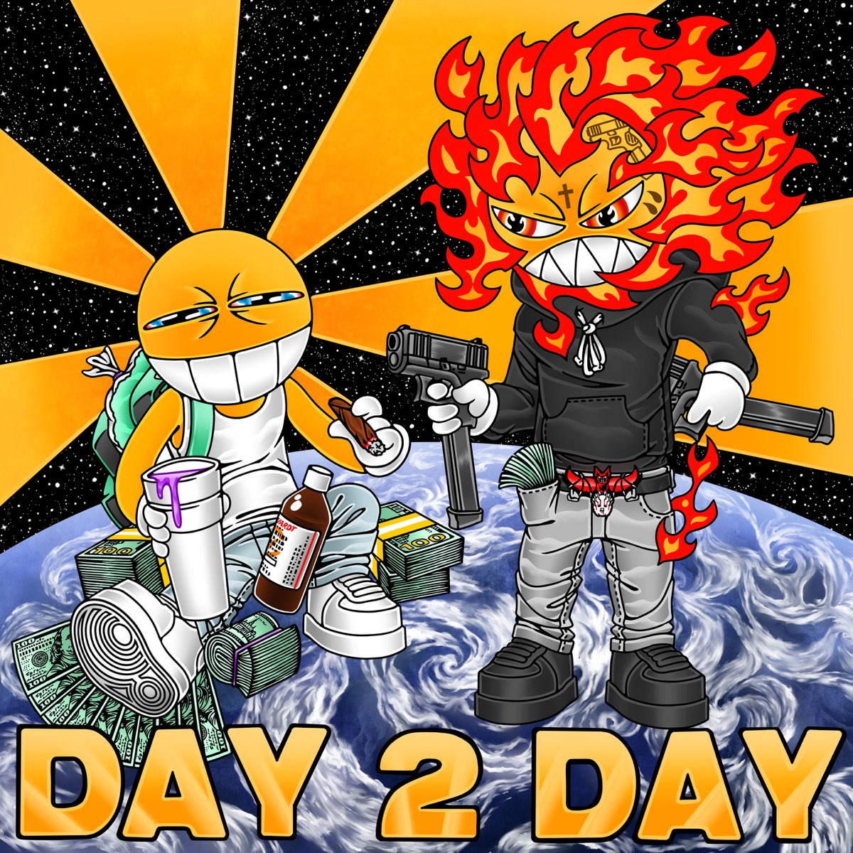  Day 2 Day Single Album By Glokk40Spaz 2Sdxrt3all Apple Music