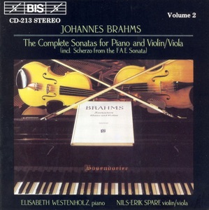 Brahms: Complete Violin/Viola Sonatas, Vol. 2