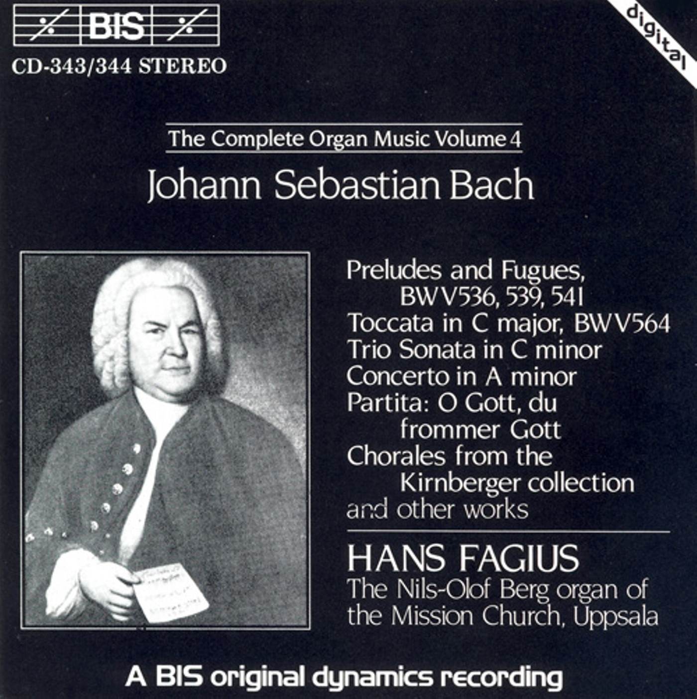 Hans Fagius - Partita diverse sopra: O Gott, du frommer Gott BWV 767 -,