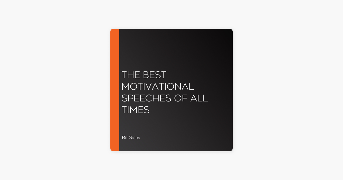 the best motivational speeches of all time book
