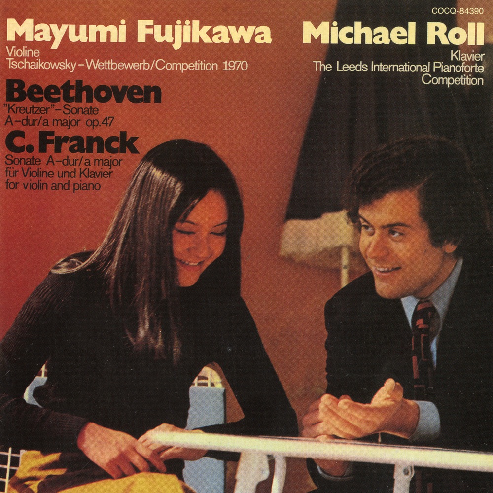 Обложка альбома «Beethoven/Franck: Violin Sonatas» — Mayumi Fujikawa & Michael Roll