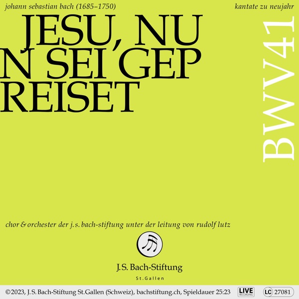 J.S. Bach: Jesu, nun sei gepreiset, BWV 41 (Live) - EP