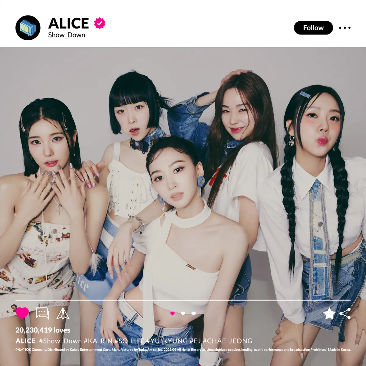 ALICE - SHOW DOWN - Single (2023) [iTunes Plus AAC M4A]-新房子