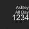 1234 - Ashley All Day lyrics