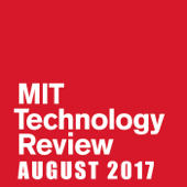 August 2017 - Technology Review Cover Art