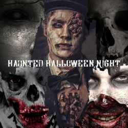 Haunted Halloween Night: Scary Abandoned House, Terrifying Chopped Up Horror, Fright Demonic Torture, Spooky Darkness, Creepy Evil - Scary Halloween Night Ambient Cover Art