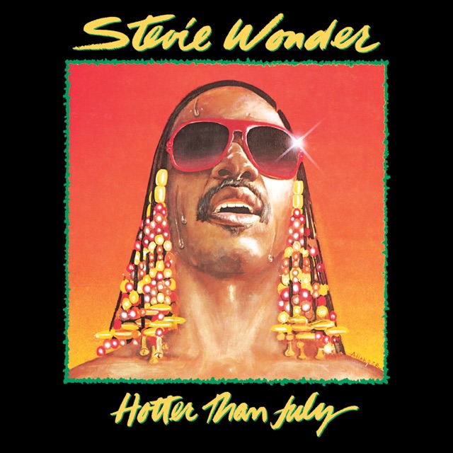 Stevie Wonder Hotter Than July Album Cover