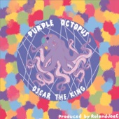 Oscar the King - Purple Octopus