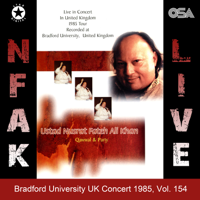 Nusrat Fateh Ali Khan - Bradford University UK Concert 1985, Vol. 154 artwork