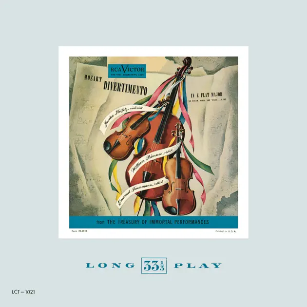 ヤッシャ・ハイフェッツのMozart: Divertimento in E-Flat Major, K