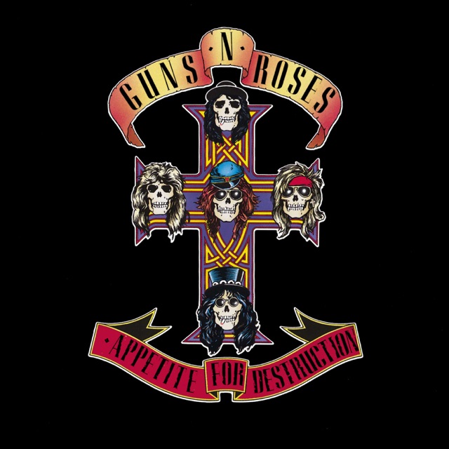 Guns N' Roses Appetite For Destruction Album Cover