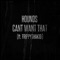 Can't Want That (feat. Trippythakid) - Hounds lyrics