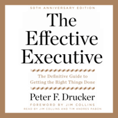 The Effective Executive - Peter F. Drucker Cover Art