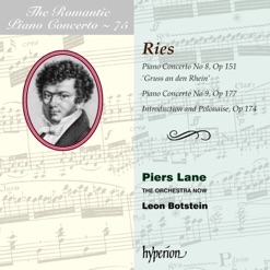 RIES/PIANO CONCERTOS NOS 8 & 9 cover art