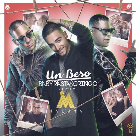 Cover artwork for Un Beso (Remix) [feat. Maluma)]