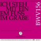 Bachkantate BWV 156 Ich steh mit einem Fuß im Grabe Live EP