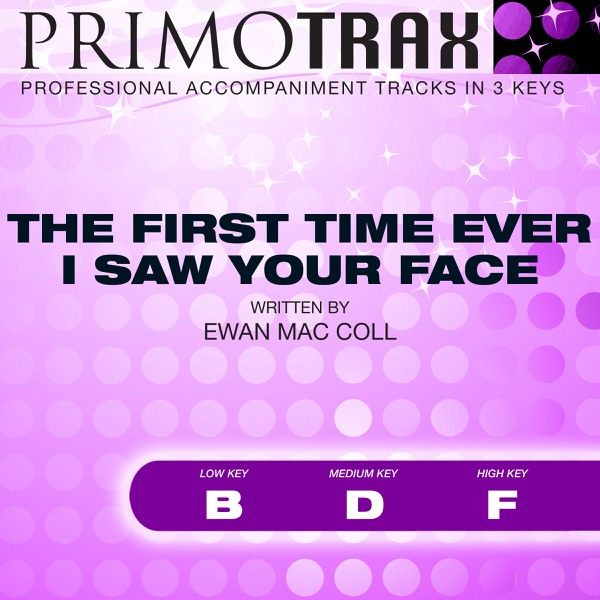 The First Time Ever I Saw Your Face (Pop Primotrax) [Performance Tracks] - EP