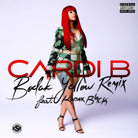 Cover artwork for Bodak Yellow (feat. Kodak Black)