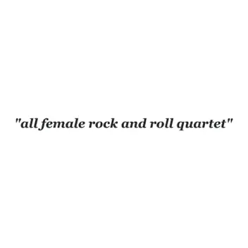 All Female Rock and Roll Quartet album cover