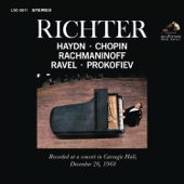 Sviatoslav Richter Recital -  Live at Carnegie Hall, December 26, 1960 artwork