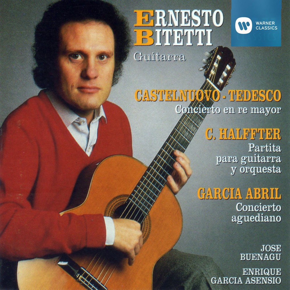 Обложка альбома «Obras de Castelnuovo-Tedesco, Halffter, García Abril» — Ernesto Bitetti