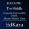 The Middle (Originally Performed by Zedd, Maren Morris, Grey) [Karaoke No Guide Melody Version] artwork