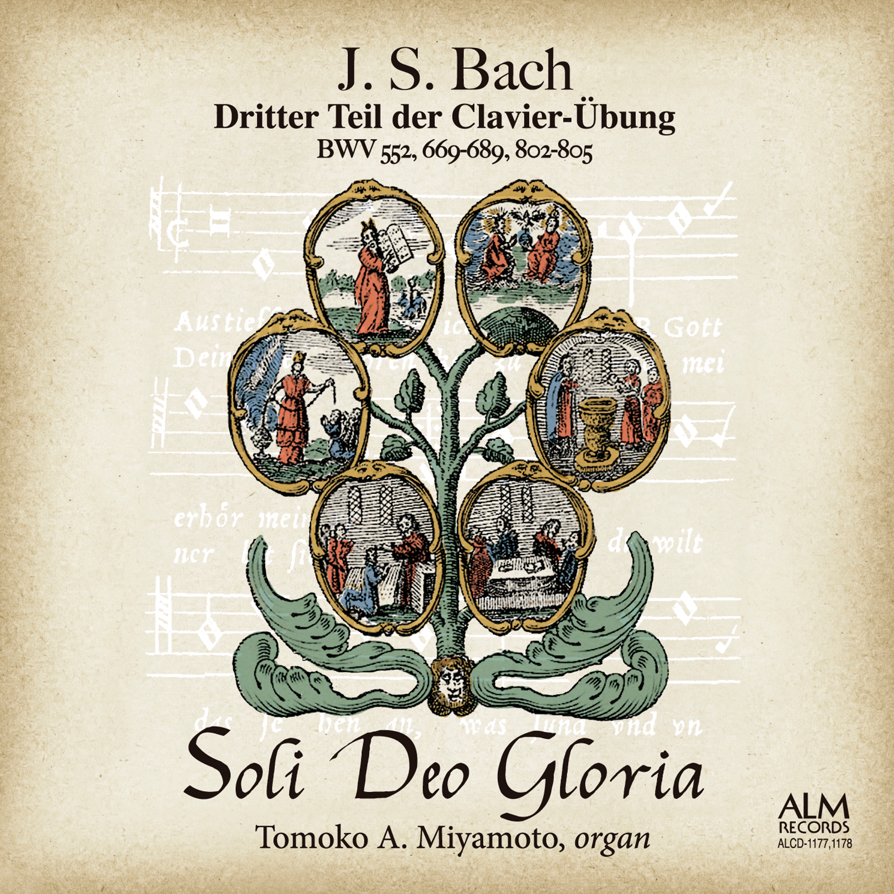 Soli Deo Gloria   J. S. Bach Dritter Teil der Clavier-Übung BWV 552, 669-689, 802-805