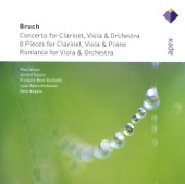 Bruch: Concerto for clarinet, Viola & Orchestra - 8 Pieces for Clarinet, Viola & Piano - Romance for Viola & Orchestra artwork