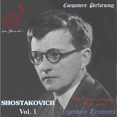 Shostakovich Performs, Vol. 1: Piano Quintet, Trio & Solos