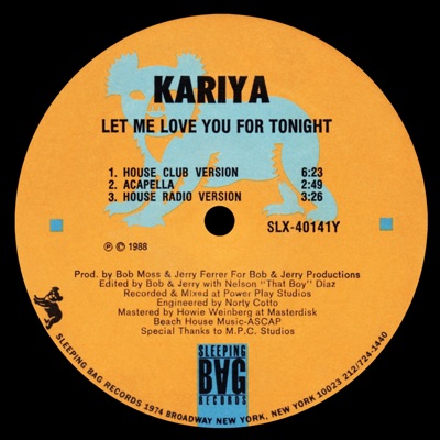 Let Me Love You for Tonight (House Club Version)-thumbnail
