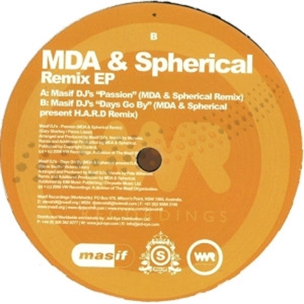 MDA & Spherical (Remixes) - Single