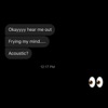 Frying My Mind (Acoustic) - Single