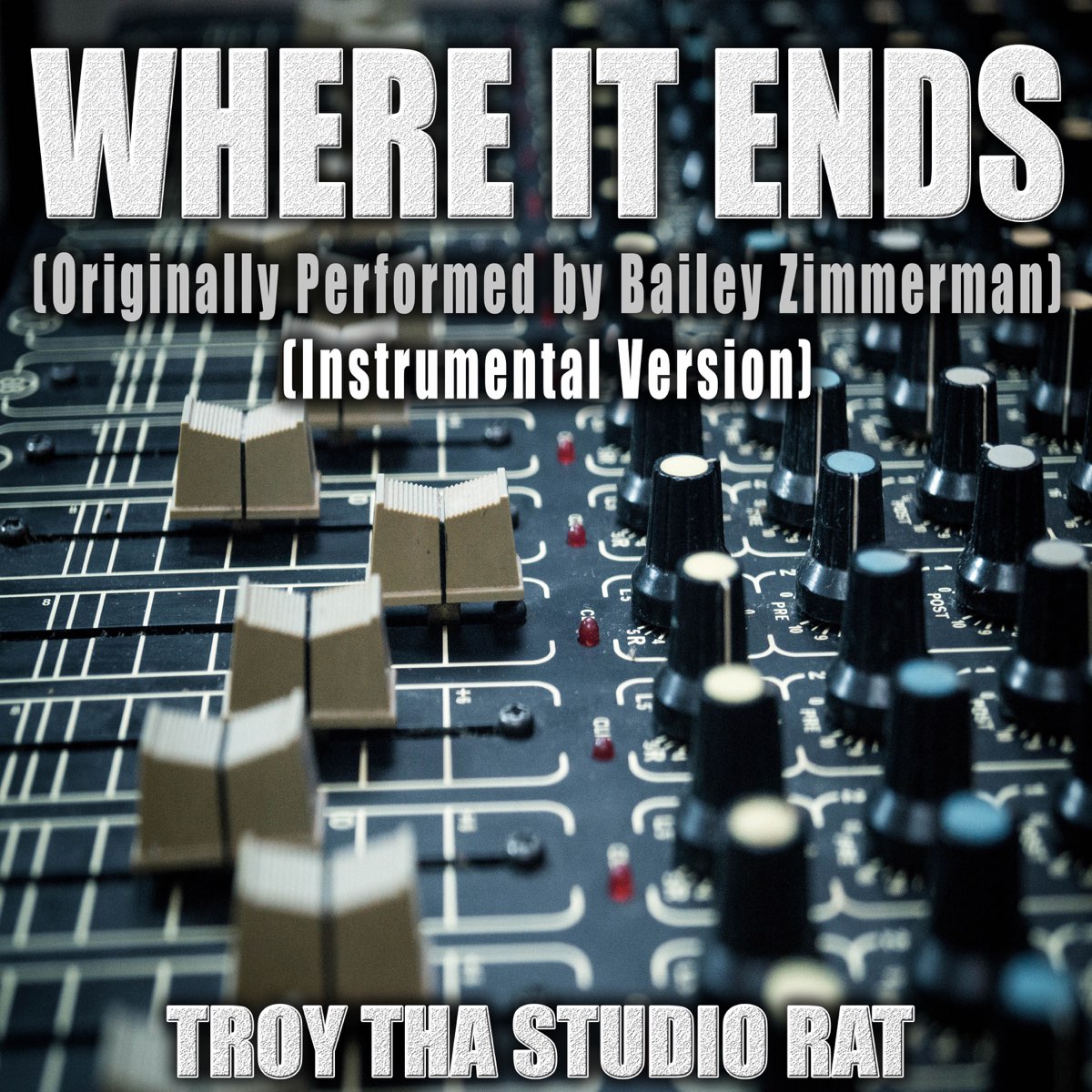 ‎where It Ends Originally Performed By Bailey Zimmerman [instrumental Version] Single By