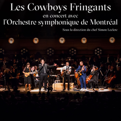 En concert avec l'Orchestre symphonique de Montréal (Sous la direction du chef Simon Leclerc) - Les Cowboys Fringants Cover Art