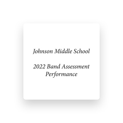 Listen to Johnson Middle School Wind Ensemble, watch music videos, read bio, see tour dates & more!