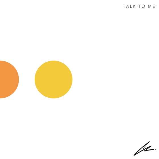 Cover artwork for Talk to Me