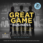 Audiobook cover for The Great Game of Business, Expanded and Updated: The Only Sensible Way to Run a Company (Unabridged) by Jack Stack & Bo Burlingham