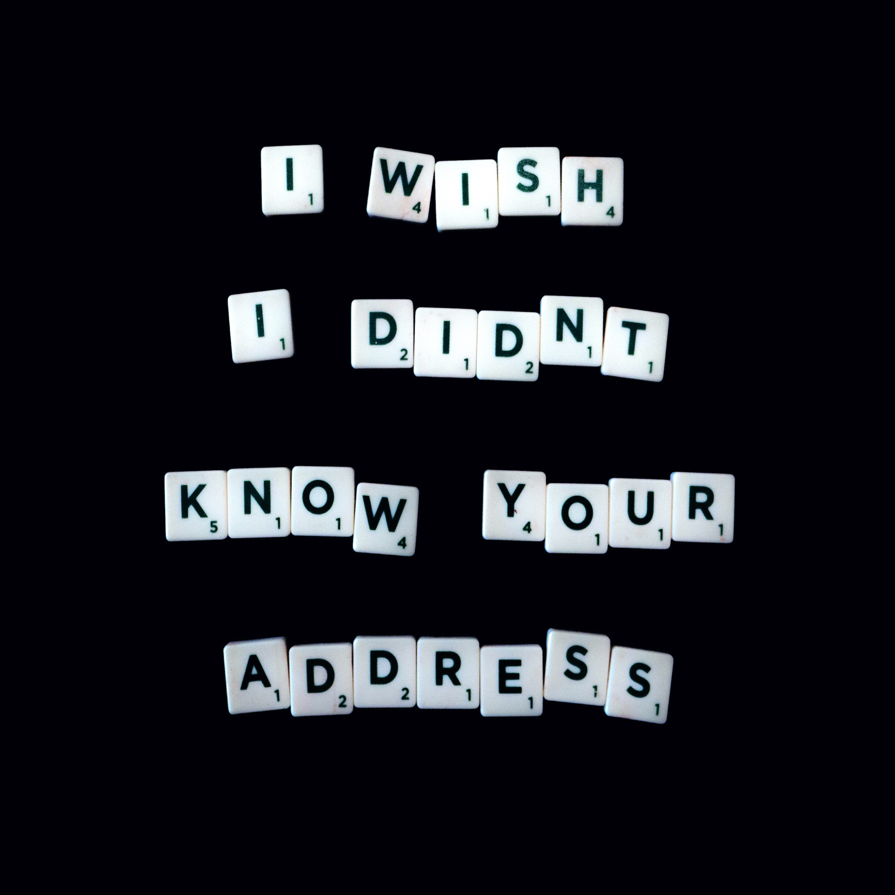 I Wish I Didn't Know Your Address - Single