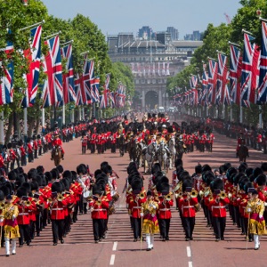 Preobrajensky March - Royal Artillery Slow March - The Life Guards - The Blues and Royals - The Royals -- Mounted Troops March Past