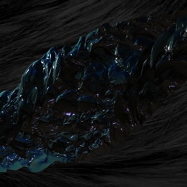 Johnny the Courteous Tapeworm. Bluebebleu