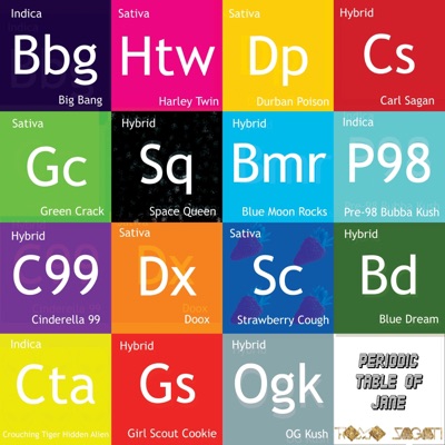 Periodic Table of Jane - Single