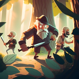 Разбойники и леший welame